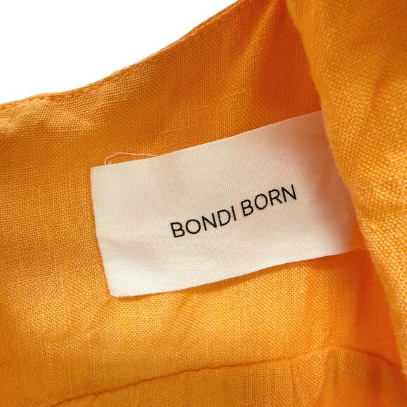 Bondi Born Tobago Cutout Hemp Linen Maxi Dress Women’s Size‎ Medium - Picture 6 of 12